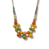 Colorful Handmade Ceramic Bead Necklace Adjustable Boho - Image 7