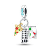 Charms Silver Travel Rome Paris Italy Plane Dangle Charms Fit Pan Bracelet Beads Making Pendants Jewelry - Image 14