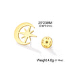 Stainless Steel Gold Color Women Brooch Crown Bee Butterfly Sun Snowflake Musical Note Badge Lapel Pin Accessories - Image 7