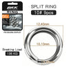 Bkk Fishing Split Rings High Strength Stainless Steel Double Loop Saltwater Freshwater - Image 7