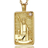 Zirconia Tarot Card Necklace Classic Tarot Queen Lover Magician Moon Wealth Amulet Stainless Steel Jewelry - Image 16