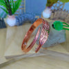 Vintage Cooper Feather Wing Cuff Bangle for Men Women Punk Style Wristlet Party Jewelry Gifts - Image 2