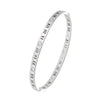Roman Numeral Stainless Steel Bangle for Women Men Gold Color Bracelet Jewelry Accessories Gifts - Image 3