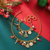 Christmas Tree Snowflake Elk Pendant Necklace Bracelet for Women Metal Chain Choker Charming Party Jewelry Holiday Gifts - Image 1
