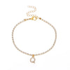 Creative Initial Letter Alphabet Pendant Rhinestone Shiny Beach Anklet Chain Foot Jewelry Ankle Bracelets for Women Boho - Image 17
