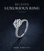 Modian Clear 3ct CZ Stone Ring Classic Real 925 Sterling Silver Crown Rings for Women Wedding Engagement Statement Fine Jewelry