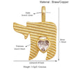 2pcs/lot Hebrew Life Love Star Colorful Shell Charm Pendant, Gold Plated Jewelry Necklace Bracelet Accessories - Image 40
