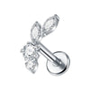 1Pc Titanium Cz Crystal Ear Cartilage Tragus Helix Daith Piercing Internal Thread Lip Stud Labret Piercing Body Jewelry 16G - Image 11