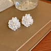 Acrylic Matcha Green Flowers Petal Earrings for Women C Shaped Drop Earring Party Wedding Ear Jewelry - Image 13