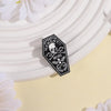 Memento Mori Skull Enamel Pin Gothic Skeleton Coffin Halloween Brooch Lapel Backpack Badge Jewelry Accessories Gift for Friends - Image 4