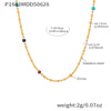 Y Shaped Pendant Necklace with Stainless Steel Chain - Image 8