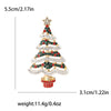 Christmas Rhinestone Christmas Tree Brooches for Women Unisex Enamel Botanical Pin Office Party Friend Gifts Jewelry Accessories - Image 26