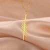 Ogham Necklace Strength Wisdom Love Ancient Irish Tree Alphabet Nordic Amulet Stainless Steel Jewelry - Image 5