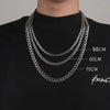 Hip Hop Width 3/5/7/9MM Cuban Link Stainless Steel Chains Necklace for Men Basic Simple Rapper's Choker on Neck Jewelry - Image 3