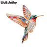 Lovely Hummingbird Brooches Pins For Women Unisex 5-color Beautiful Rhinestone Bird Animal Party Casual Brooch Gifts - Image 4