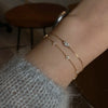 Silver Plating Gold Geometric Zircon Bracelet for Women Temperament Jewelry - Image 4