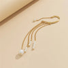 Long Tassel Geometric Imitation Pearl Chain Clip Earrings No Pierced Ear Cuff Cartilage Elegant Female Women Jewelry - Image 24
