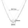 Sun Moon Coin Pendant Necklace For Women Cute Gold Color Stainless Steel Round Necklace Sweet Jewelry Her Gifts - Image 9