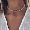 Faceted Glass Crystal Bead Choker Necklace - Image 14