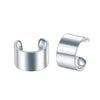 1 Pairs of Magnetic Clip Earrings Stainless Steel Stud Earrings for Men Women Black CZ Magnet Non-piercing Clip Earring Set - Image 13