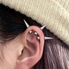 Three-Piece Stainless Steel Spike Piercing Stud Set - Image 34