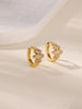 Elegant Zircon Bow Earrings For Women Stainless Steel Gold Color Bowknot Earrings Wedding Jewelry Gift - Image 10