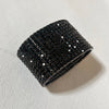 Vintage Black Crystal Elastic Bracelets for Women Bling Rhinestone Stretch Wristband Cuff Bangle Bridal Wedding Jewelry - Image 8