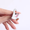 Goose Reader Enamel Pins Bookish Duck Bookworm Brooches Reading Badges Creative Animal Books Jewelry Gift for Kids Friends - Image 4
