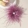 21CM Multicolor Feather Large Brooch for Women Ladies Pearl Pin Brooches Party Cloth Jewelry Accessories Gifts - Image 10