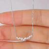 Simple Stylish Women's Pendant Necklace with Dazzling Small Cubic Zirconia Daily Wear Statement Jewelry - Image 4
