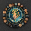 Astrology 12 Zodiac Bracelet Stone Zodiac Constellation Bracelet Gift for Men Women Sagittarius Virgo Aquarius Bracelet - Image 4