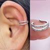 1Pc Geometry Crystal CZ Leaf Clip Earring For Women Without Piercing Punk Vintage Star Ear Cuff Wrap Adjustable Jewelry - Image 16