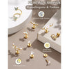1/9pcs Surgical Steel Helix Earrings for Women Conch Tragus Butterfly Flower Ear Piercing Dainty Jewel - Image 5