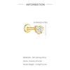 1PC Silver Tassel Chain Eight Pointed Stars Moon Earrings For Women Horse Eye Geometric Zircon Earring - Image 17
