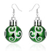 Christmas Snowflake Star Ball Shaped Bulb Earrings Hook For Women Ear Dangle Drop Xmas Party Jewelry Gift - Image 21