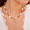 Bohemian Starfish Pearl Choker Necklace for Women Girl Creative Crystal Handmade Beaded Necklaces Beach Jewelry Gift - Image 7