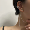 Korean Zircon Star Ear Clip for Women Without Piercing Long Tassel Sweet Ear Cuff Clip Earrings Wedding Jewelry Gift - Image 8