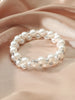 Wedding Bridal Jewelry 1-10 Row Cuff CZ Rhinestone Crystal Stretch Strand Bracelet Bangle - Image 44