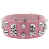 Wide PU Leather Skull Bracelet Punk Bracelet Adjustable Goth Cuff Bracelet Gothic Rivet Buckle Wristband For Women Men Jewelry - Image 6