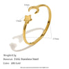 Stainless Steel Dot Diamond Fried Dough Twists Love Open Ring Heart Series Ring Small Round Cake Opening Ring - Image 7