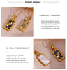 316L Stainless Steel Coloeful Tarot Necklace Zircon Star Moon Sun Lovers Magiclan Knight Empress Necklace For Women - Image 18