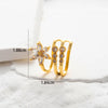 1PC Stainless Steel Pearl Earrings Fake Piercing Ear Clip Zircon Cuffs Rings For Women Fake Pierc Jewelry Goth - Image 16