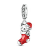 Silver Charm Christmas Santa Claus Reindeer Snowman Winter Bead Pendant Fit Bracelet Bangle Jewelry - Image 25