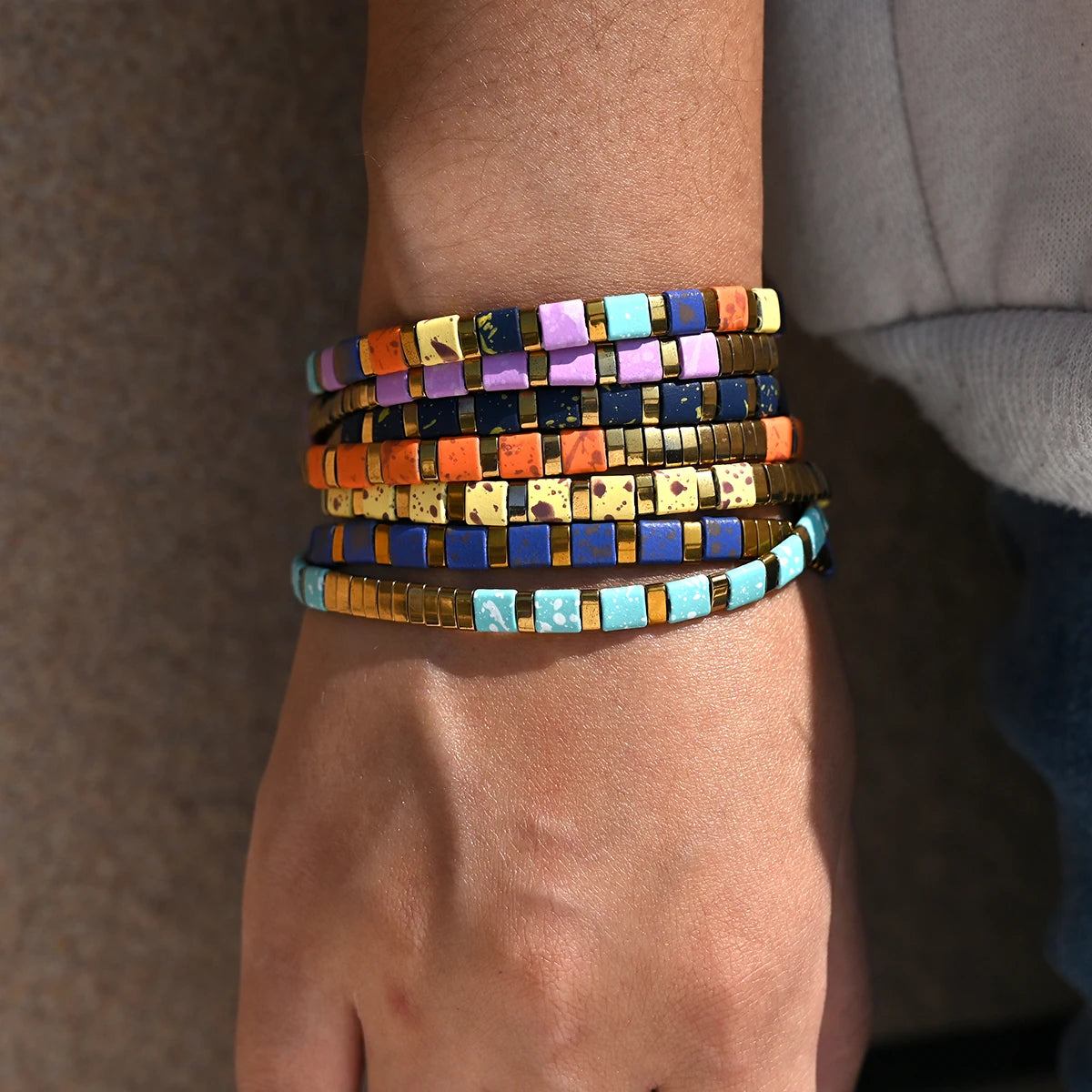 Tila Bead Bracelet with Hematite Accents in Multiple Styles - Image 1