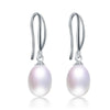 Natural Freshwater Cultured Pearl Drop Earrings for Women Silver Earrings Wedding Jewelry - Image 15