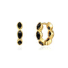 2pcs Horse Eye Zircon Round Circle Piercing Earrings for Women Gold Color Stainless Steel Huggie Hoop Earrings Statement Jewelry - Image 10