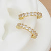 2Pcs Full Rhinestone Zircon Ear Cuff Ear Clip for Women No Pierced C Shape Earcuff Ear Wrap Earcuff Clips Jewelry Gifts - Image 5