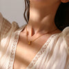 Zircon Bubble 26 Letters Necklace Stacked Jewelry Gold Plated Stainless Steel For Women Charm - Image 3