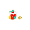 6 Styles Cartoon Christmas Theme Brooches Snowman Candy Canes Snowflake Stocking Shaped Enamel Pins Xmas Winter Badge - Image 9
