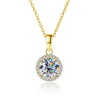 Gra Necklaces for Women White Gold Jewelry Silver Diamond Pendant Necklace - Image 9